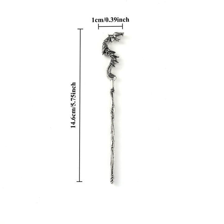 WorldNorse Serpentine Norse Staff Hairpin - image 3