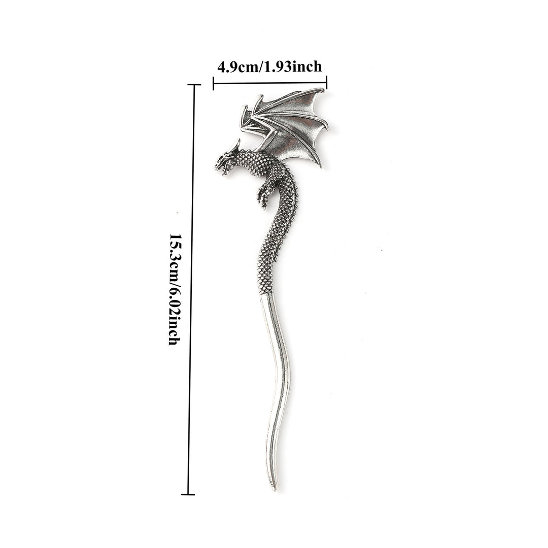 WorldNorse Viking Winged Dragon Hairpin - image 3