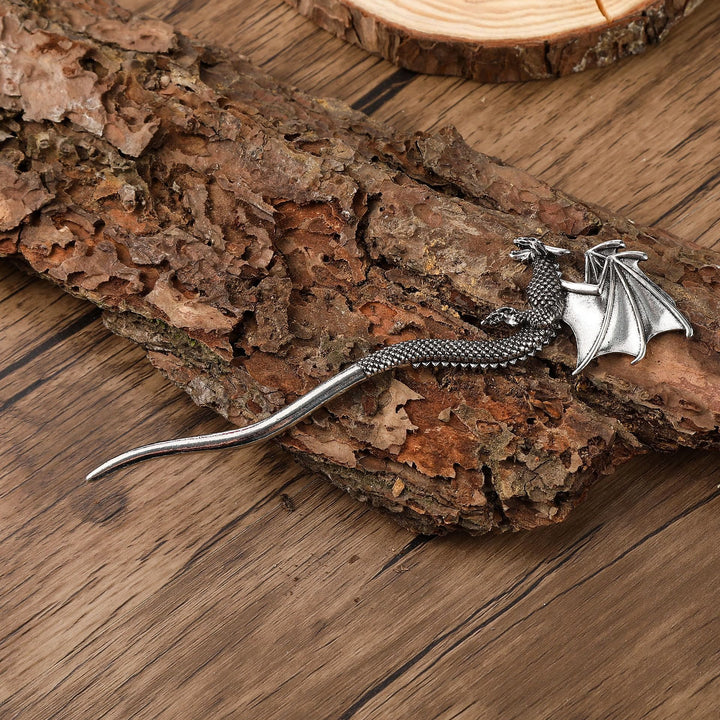 WorldNorse Viking Winged Dragon Hairpin - image 1