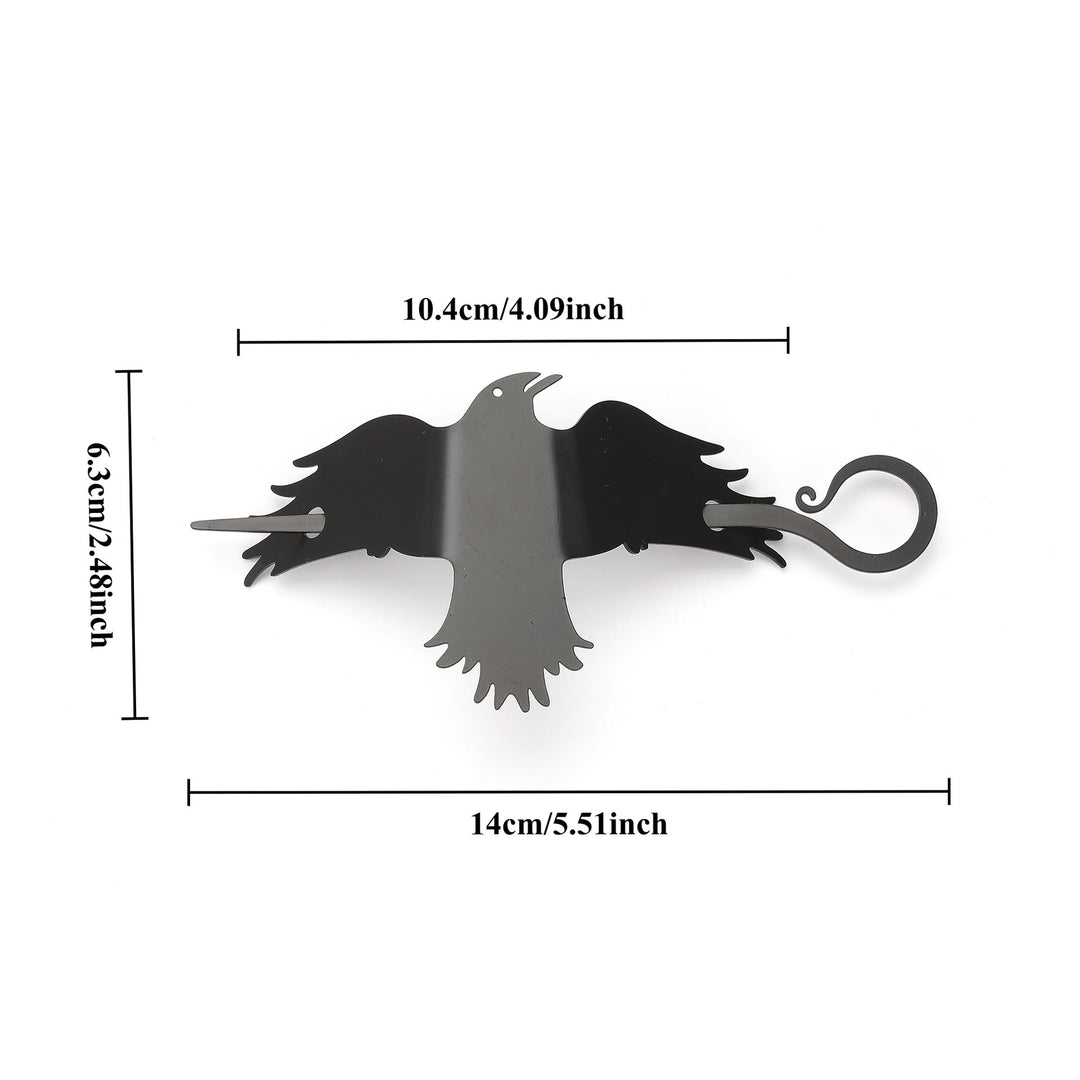 WorldNorse Viking Raven Silhouette Hairpin - image 3