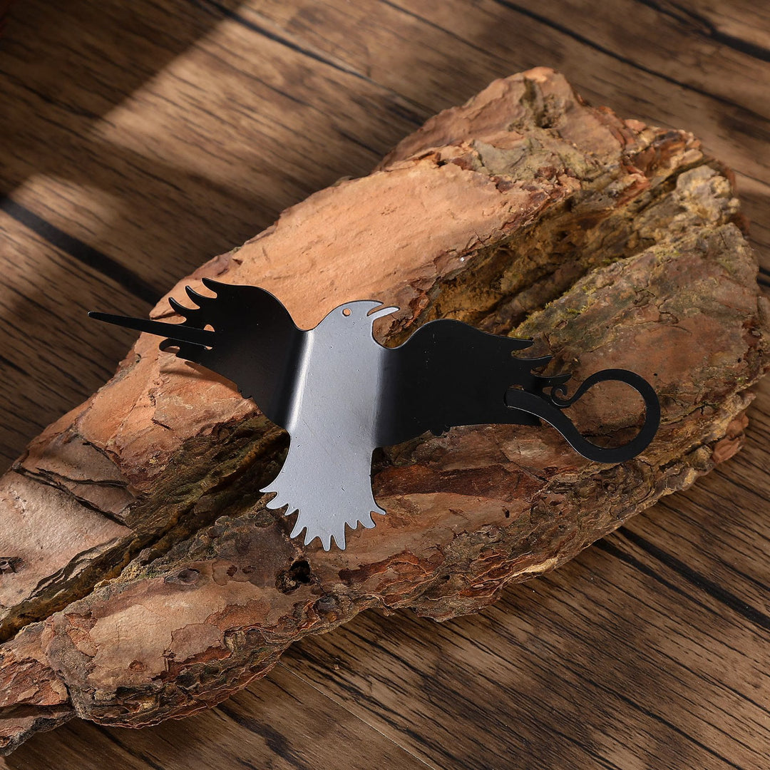 WorldNorse Viking Raven Silhouette Hairpin - Raven - image 0