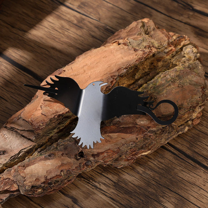 WorldNorse Viking Raven Silhouette Hairpin - Raven - image 0
