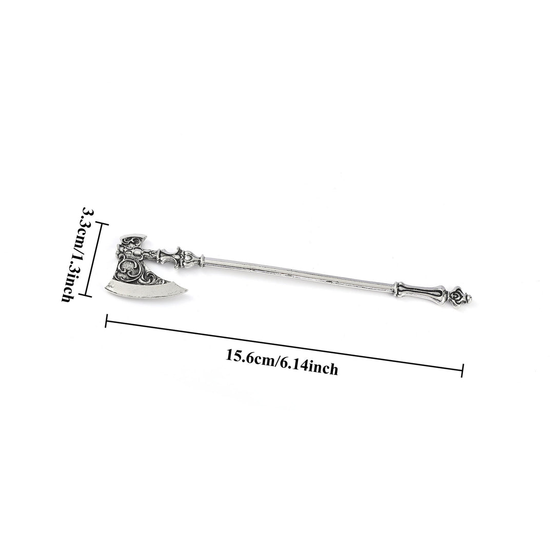 WorldNorse Carved Viking Axe Hairpin - image 6