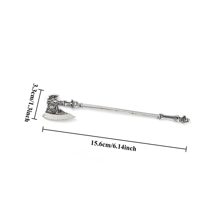 WorldNorse Carved Viking Axe Hairpin - image 6