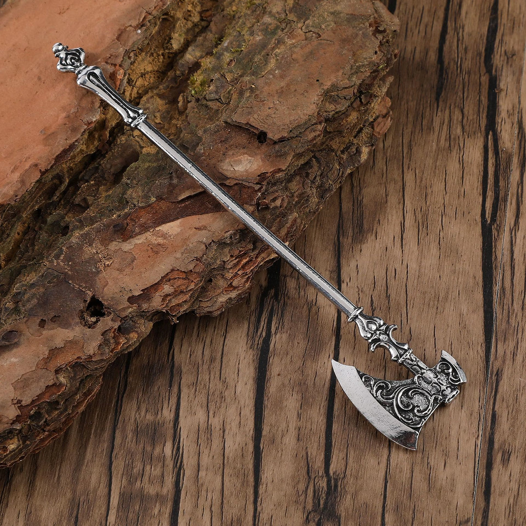 WorldNorse Carved Viking Axe Hairpin - image 2