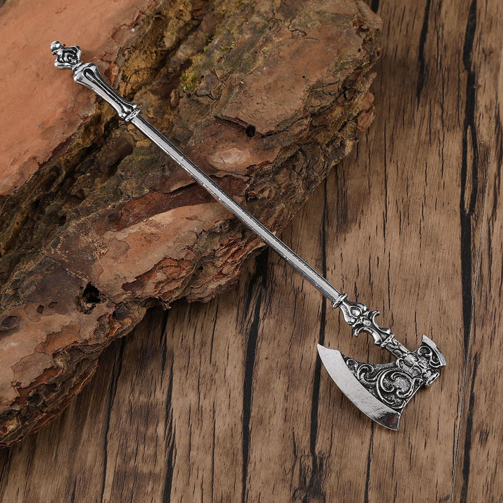 WorldNorse Carved Viking Axe Hairpin - image 2