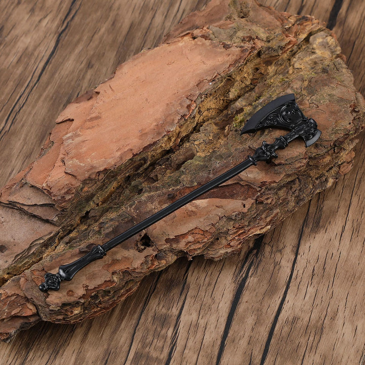 WorldNorse Carved Viking Axe Hairpin - image 5