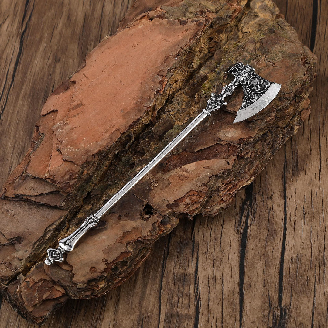 WorldNorse Carved Viking Axe Hairpin - image 1