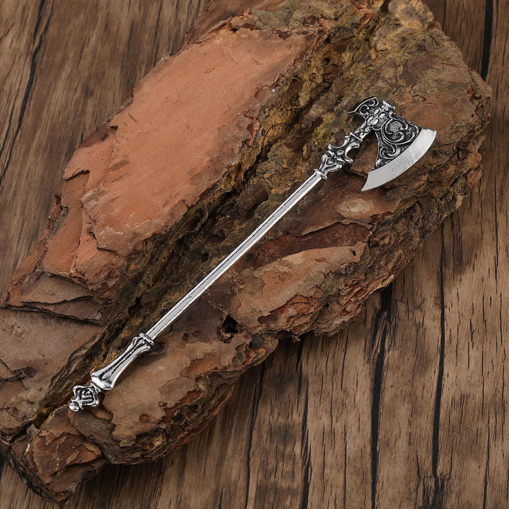 WorldNorse Carved Viking Axe Hairpin - image 1