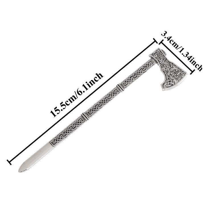 WorldNorse Carved Viking Axe Hairpin - image 10
