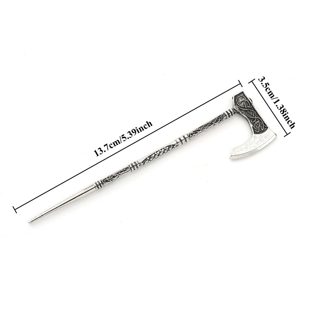 WorldNorse Celtic Knot Viking Axe Hairpin - image 3
