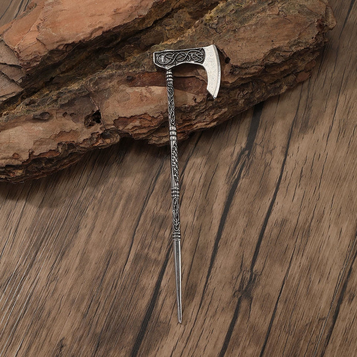 WorldNorse Celtic Knot Viking Axe Hairpin - image 1
