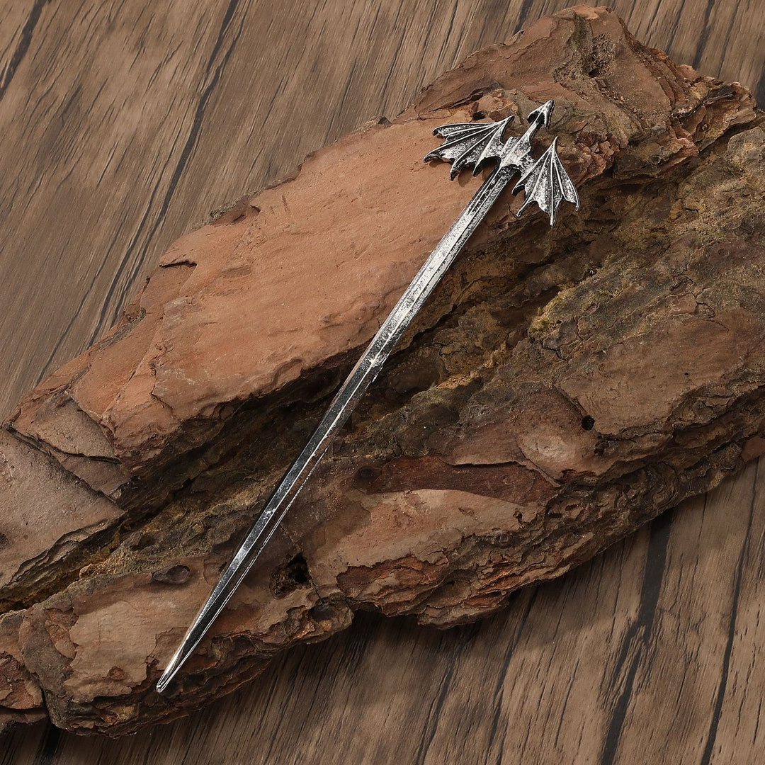 WorldNorse Winged Dragon Sword Hairpin - Norse Dragon - image 0