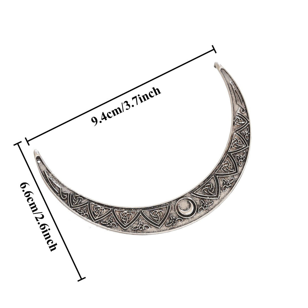 WorldNorse Triquetra Knotwork Crescent Hairpin - image 3