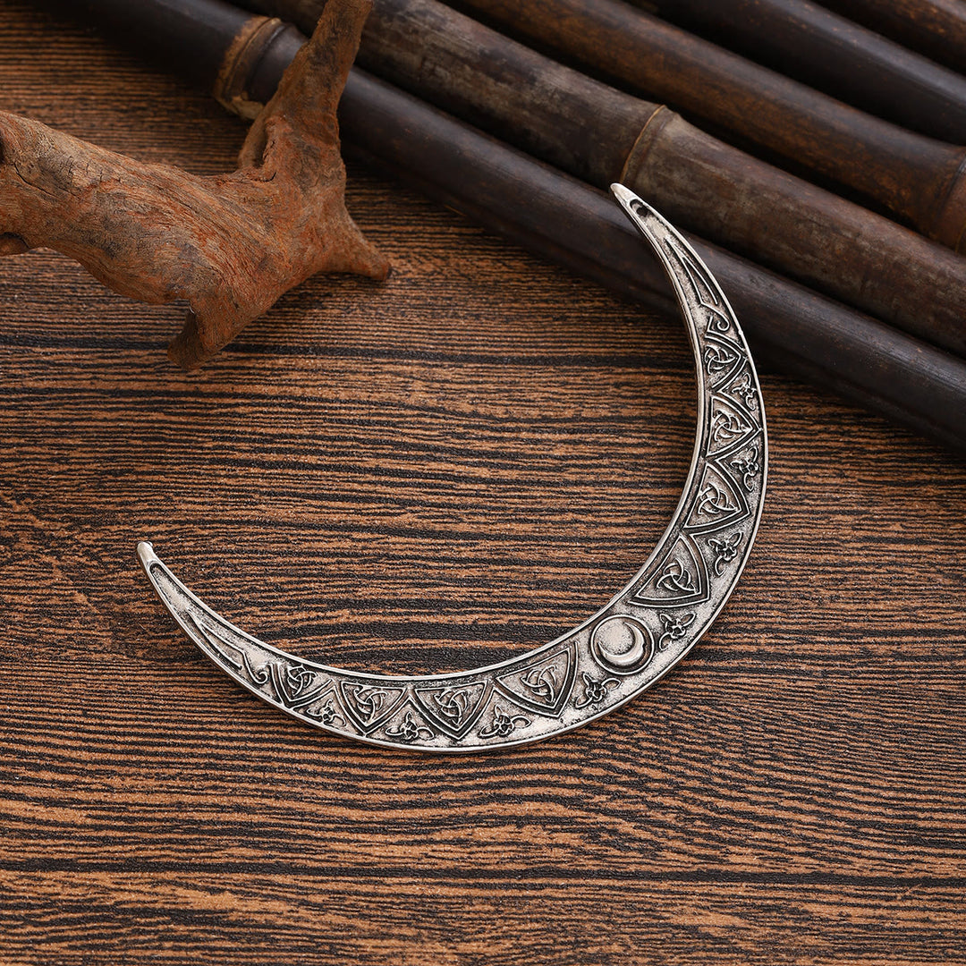 WorldNorse Triquetra Knotwork Crescent Hairpin - image 2