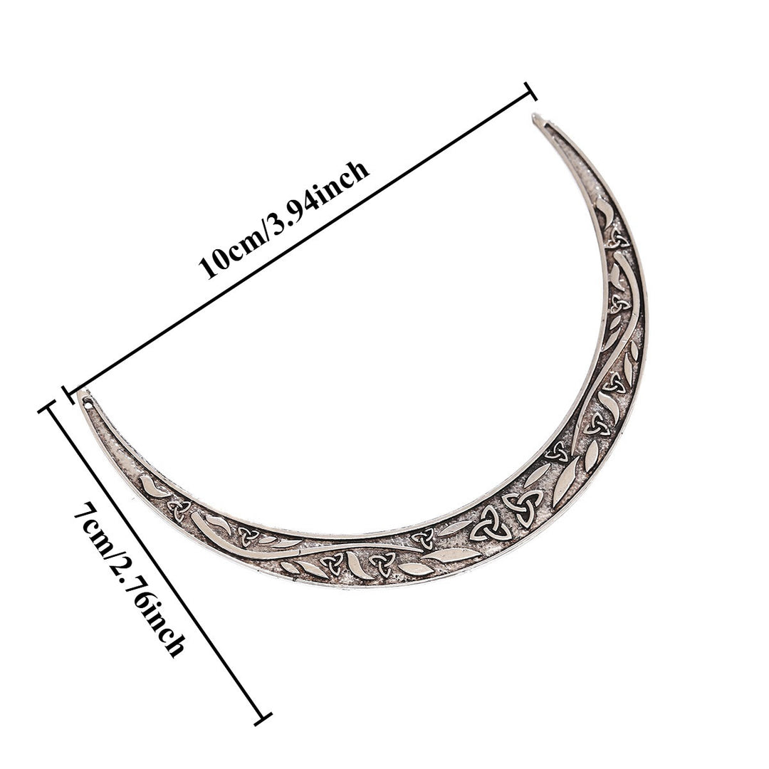 WorldNorse Triquetra Knotwork Crescent Hairpin - image 7