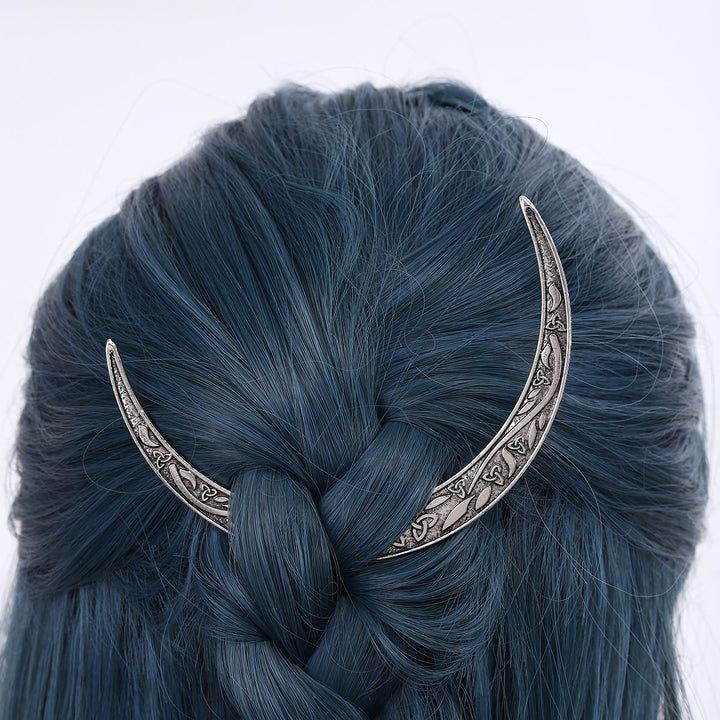 WorldNorse Triquetra Knotwork Crescent Hairpin - image 5
