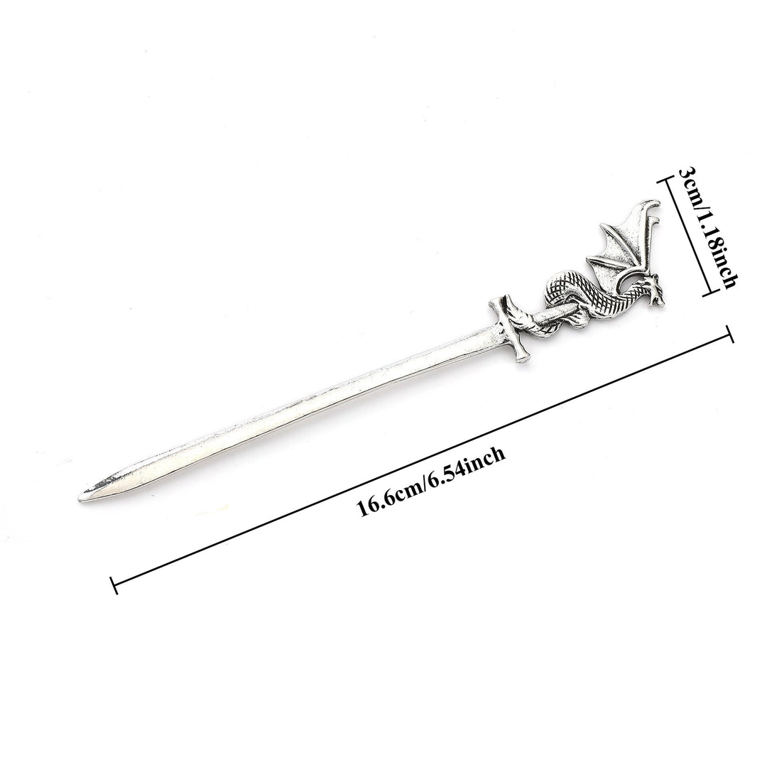 WorldNorse Wrapped Dragon Sword Hairpin - image 3