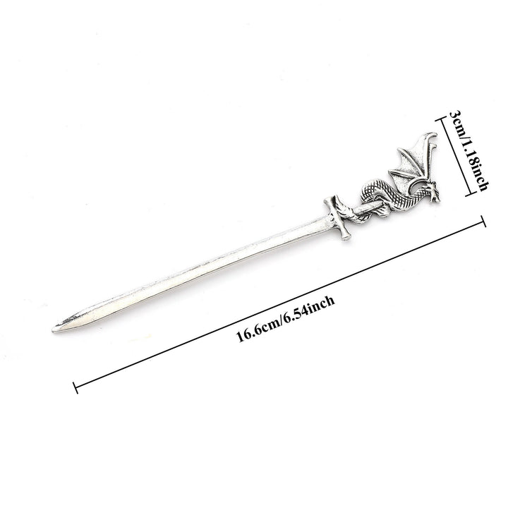 WorldNorse Wrapped Dragon Sword Hairpin - image 3