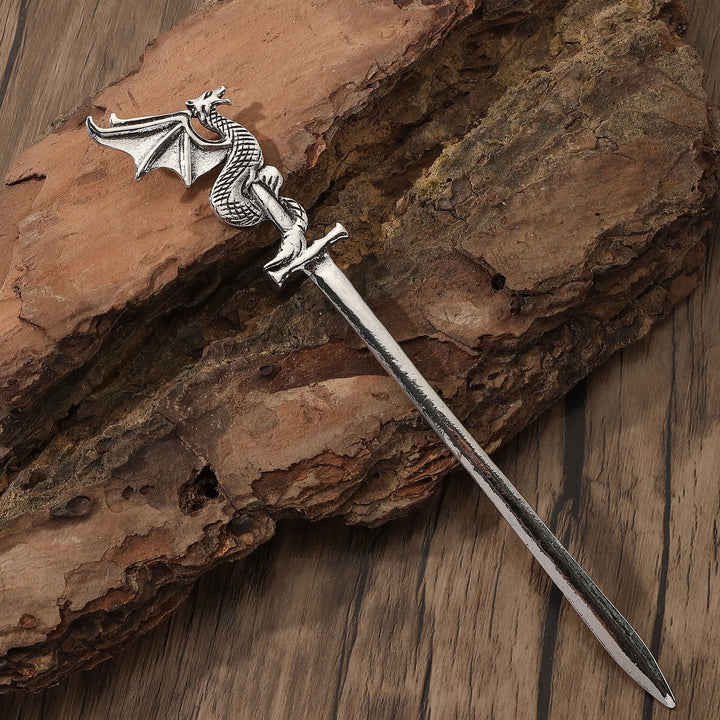 WorldNorse Wrapped Dragon Sword Hairpin - image 1
