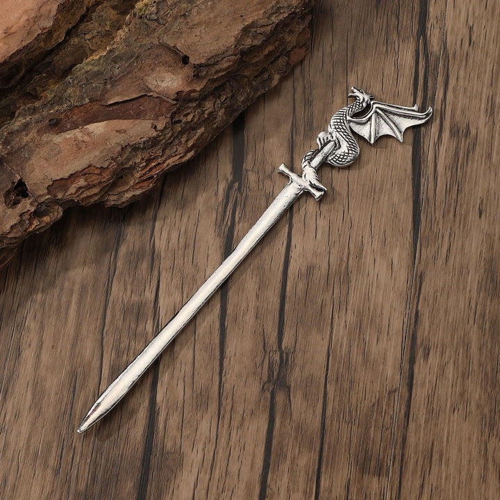 WorldNorse Wrapped Dragon Sword Hairpin - image 2