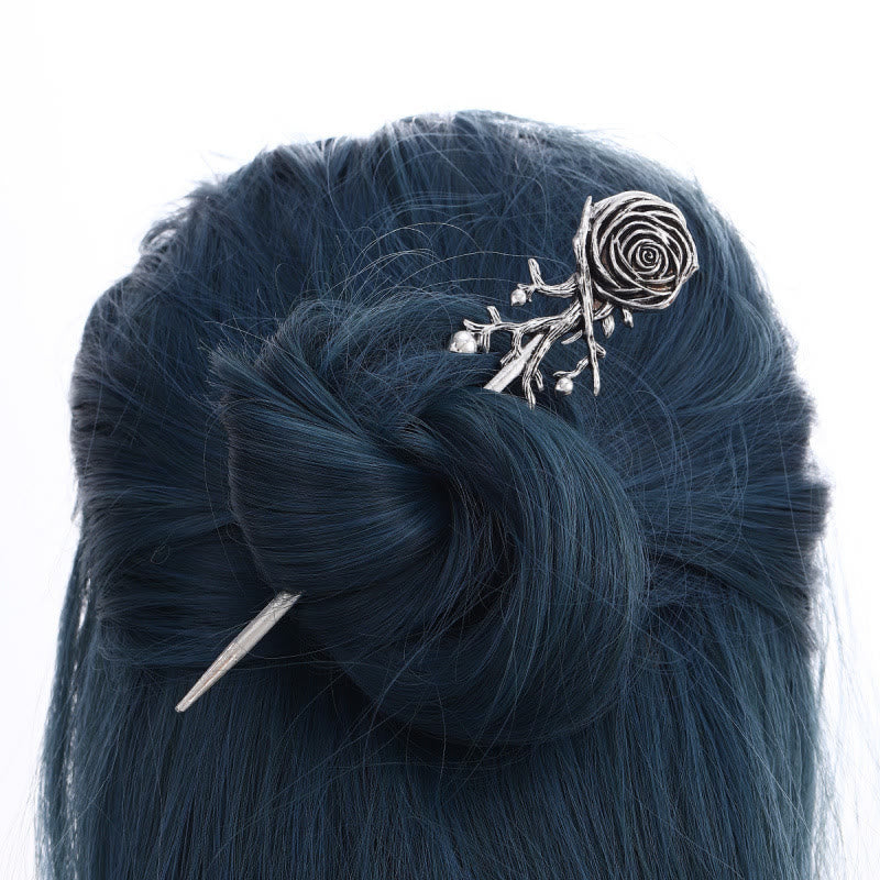 WorldNorse Vintage Rose Twig Hairpin - image 1
