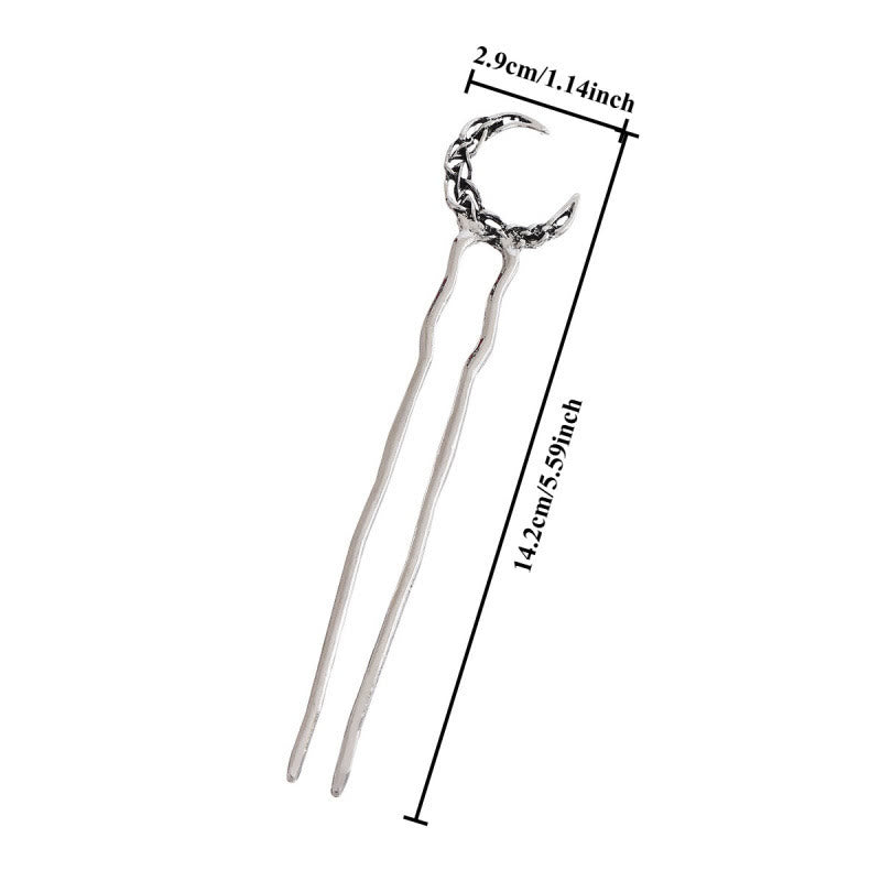 WorldNorse Celtic Knot Moon Hairpin - image 3