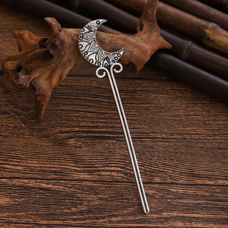 WorldNorse Celtic Knot Moon Hairpin - Style#2 - image 4
