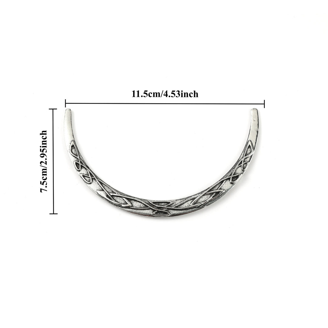 WorldNorse Endless Knot Crescent Hairpin - image 3