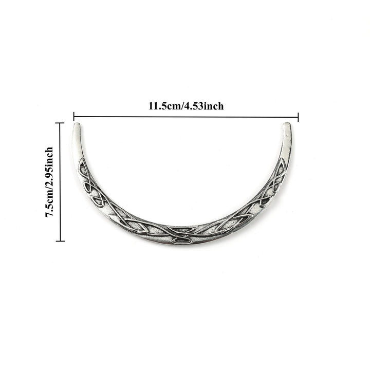 WorldNorse Endless Knot Crescent Hairpin - image 3