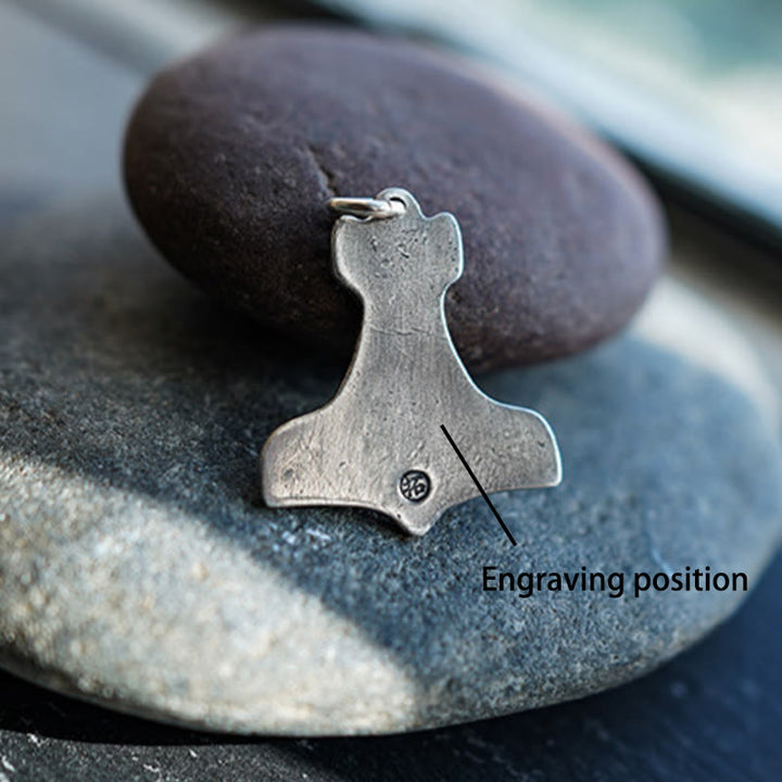 WorldNorse Handcrafted 999 Silver Mjolnir Necklace - Necklace - YES PLEASE - image 7