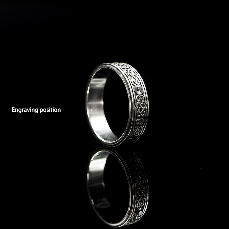 WorldNorse Handcrafted 925 Silver Celtic Knot Ring - US 14 - YES PLEASE - image 7
