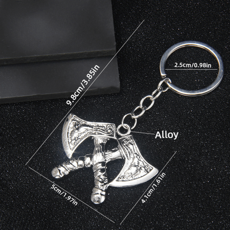 WorldNorse Assorted Carved Viking Axe Keychain - image 12