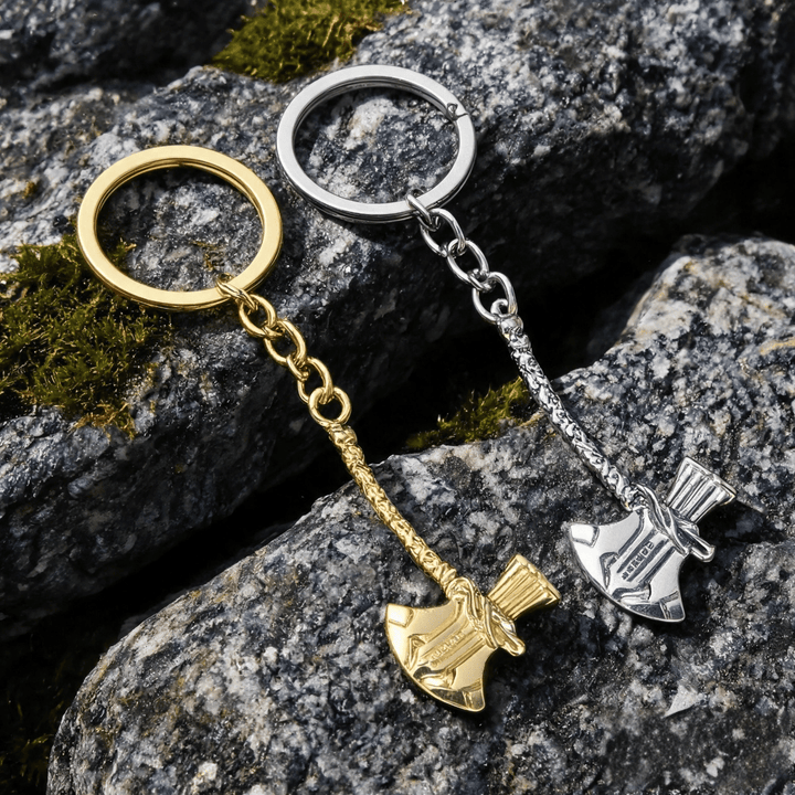 WorldNorse Wrapped Handle Viking Axe Keychain - image 4