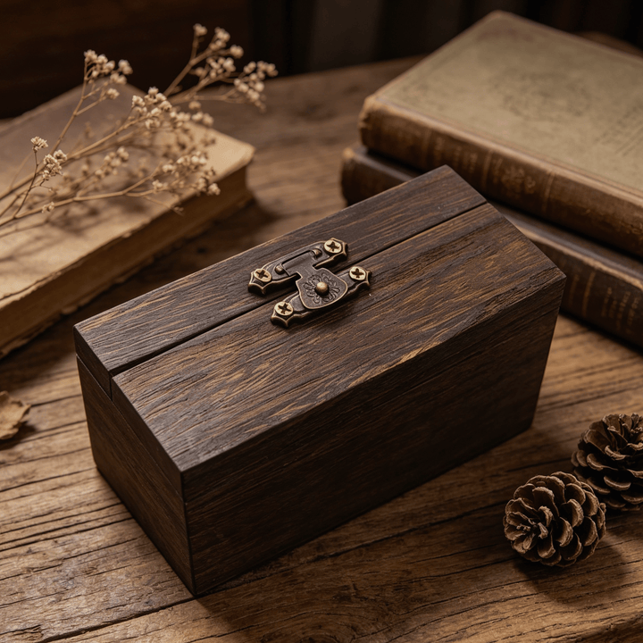 WorldNorse Vintage Metal Clasp Viking Jewelry Box - image 2