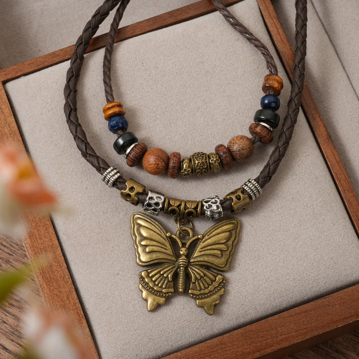 FREE Today: Nordic Sacred Yggdrasil Totem Charm Necklace / Bracelet - Butterfly - Bracelet - image 5