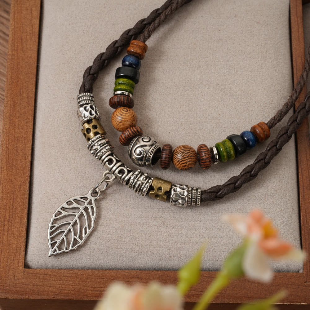 FREE Today: Nordic Sacred Yggdrasil Totem Charm Necklace / Bracelet - Leaf - Bracelet - image 13