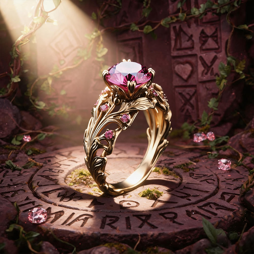 FREE Today: Elegant Filigree Floral Leaf Ring - US 11 - image 0