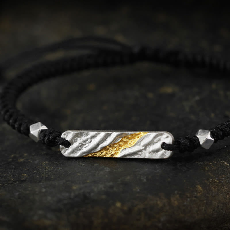 WorldNorse Handcrafted 999 Silver Glacier Vein Bracelet - image 2