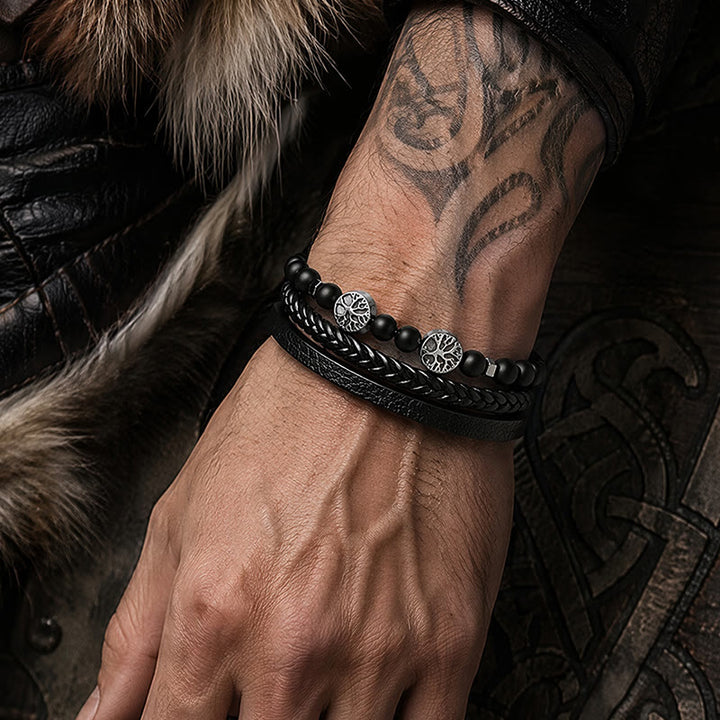 FREE Today: Viking Yggdrasil Multi-Layer Stack Bracelet - image 6