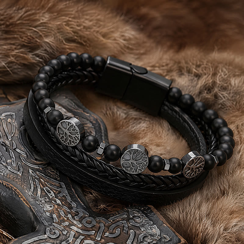 FREE Today: Viking Yggdrasil Multi-Layer Stack Bracelet - image 7