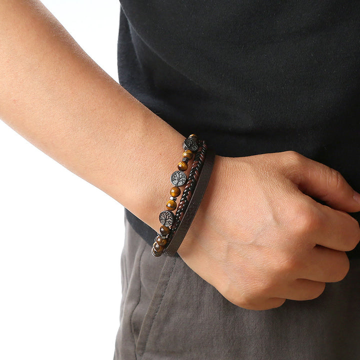 FREE Today: Viking Yggdrasil Multi-Layer Stack Bracelet - image 2
