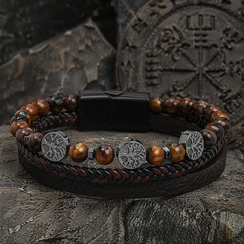 FREE Today: Viking Yggdrasil Multi-Layer Stack Bracelet - image 4