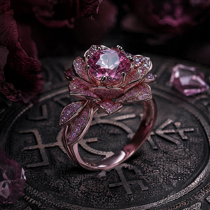 FREE Today: Blush Floral Bloom Rose Ring - US 13 - image 0