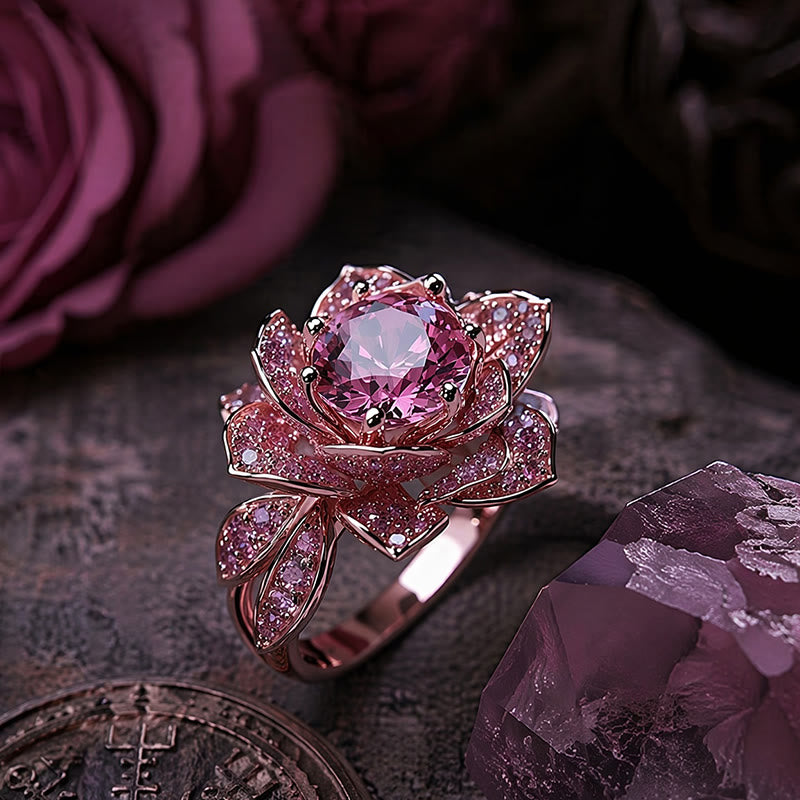 FREE Today: Blush Floral Bloom Rose Ring - image 3