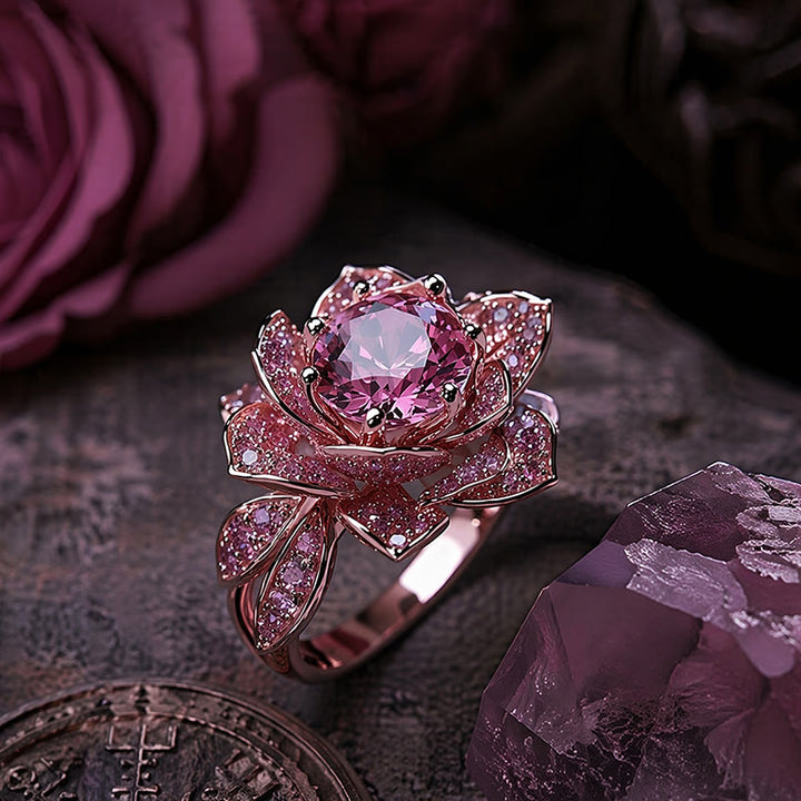 FREE Today: Blush Floral Bloom Rose Ring - image 3
