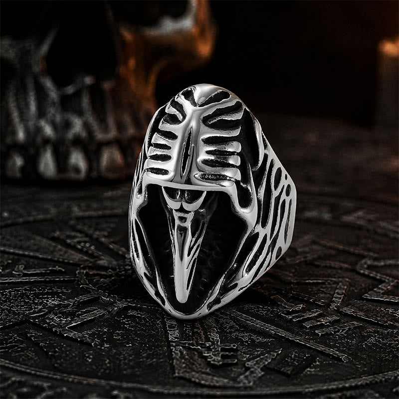 FREE Today: Midnight Cloak Raven Skull Viking Ring - image 2