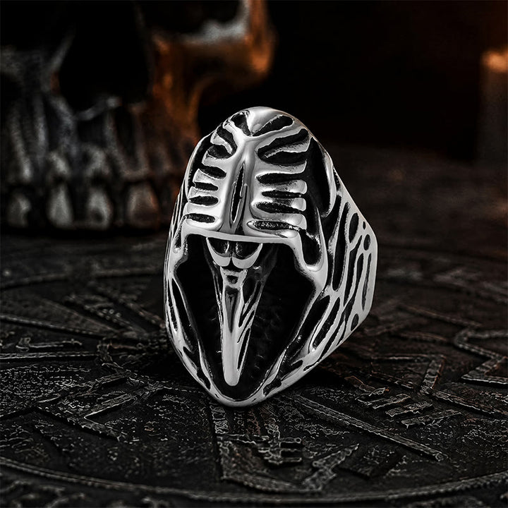 FREE Today: Midnight Cloak Raven Skull Viking Ring - image 2