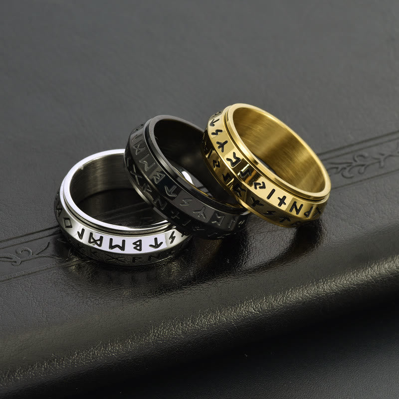 FREE Today: A Unique Gift for Anxiety Relief- Viking Rune Rotating Ring - image 13
