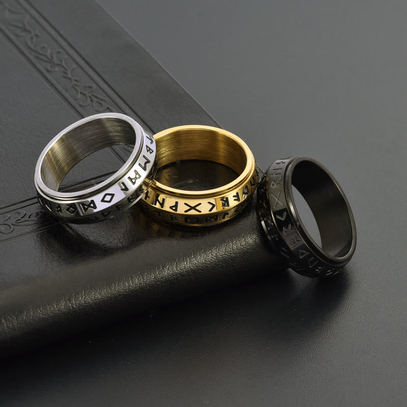 FREE Today: A Unique Gift for Anxiety Relief- Viking Rune Rotating Ring - image 12